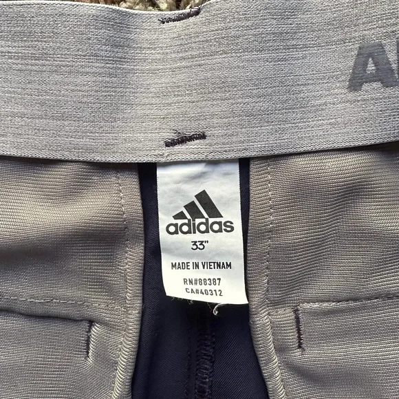 Bundle 2 men’s *ADIDAS Golf* stripes wicking casual golf ⛳️ shorts - 33 - nice! - Picture 3 of 4